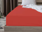  Cearsaf Jersey cu elastic 90x200 cm rosu