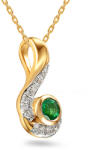 Heratis Forever Smaragd medál briliáns gyémánttal 0.040 ct IZBR096
