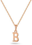 Heratis Forever B betű medál gyémánttal, szerencsére, rózsaszín arany IZBR995BR