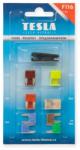 TESLA Késes biztosíték villával 12db bliszter szett MINI (1TF116)