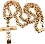 HARAHU Férfi Nyaklánc Kereszt DJ - 38732 - Arany / 60cm KP38732