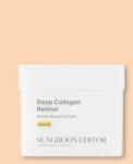 SUNGBOON EDITOR Arckorongok kollagénnel és retinollal Deep Collagen Retinol Power Boosting Pad - 150 ml / 100 pads