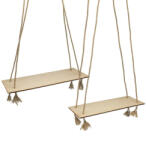  Dekor hinta - natúr 2db/szett kötéllel