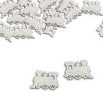  Fehér vonat 5cm 20db/cs - papelito