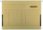 DONAU Dosar suspendabil cu burduf si eticheta , bagheta metalica, 5 buc/set, DONAU - maro (DN-7420905-02-SET) - officeclass
