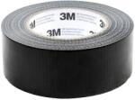 3M Bandă Adezivă Textilă 3M Duct Tape, 50 mm x 50 Metri, Negru, Pentru Reparații (3M-DT-5050-BK)