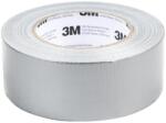 3M Bandă Adezivă Textilă 3M Duct Tape, 50 mm x 50 Metri, Gri, Pentru Reparații (3M-DT-5050-SV)