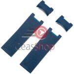  Curea silicon albastră, fără cataramă pentru Ulysse Nardin 22mm