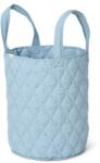 Little Dutch Cos de depozitare din bumbac organic pentru camera copilului - 35x45 cm - Pure Denim Blue - Little Dutch