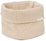 Little Dutch Cos de depozitare tricotat din bumbac organic - 15 x 15 - Pure Soft Beige - Little Dutch