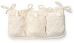 Little Dutch Organizator din bumbac organic pentru patut - Pure White - Little Dutch