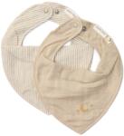 Little Dutch Baveta bandana din bumbac organic - set 2 bucati - Pure Soft Beige - Little Dutch Bavata
