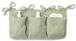 Little Dutch Organizator din bumbac organic pentru patut - Pure Sage - Little Dutch