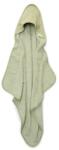 Little Dutch Prosop cu gluga din bumbac organic pentru copii - 100 x 100 cm - Pure Sage - Little Dutch