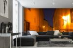 DIMEX ART Самозалепваща се флизелинова фототапета нощна улица в прага 375 x 250 см