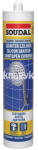 Soudal szaniter szilikon transzparens 280ml