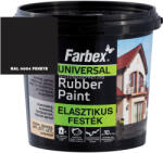 Farbex Rubber Paint rugalmas/lábazat festék fekete 1, 2kg