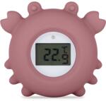 Petite&Mars Digital Silicone Water Thermometer 0m+ digitális hőmérő kádba való Crab Caleb