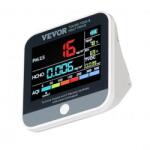 VivaTechnix Detector calitate aer 8 in 1, AQI, PM1.0, PM2.5, PM10, TVOC, HCHO, umiditate, temperatura