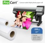 ProCart Vászon textúra fotótekercs 250g, szélesség 24 hüvelyk, hosszúság 18 méter