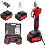 Motoyama Japan Foarfeca gradina electrica cu 2 acumulatori 48V x 8AH, pentru gradina, diametru taiere 27mm, Valiza, profesional Motoyama Japan CMP1728 (CMP1728) Foarfeca gard viu