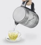 Severin WK 3420 elektromos vízforraló 1, 7 L 2200 W Fekete, Rozsdamentes acél, Átlátszó