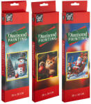  Karácsonyi gyémántfestő 30x30 cm, 3 féle