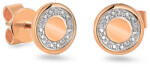 Heratis Forever Kerek fülbevaló briliáns csiszolású gyémántokkal Balance, rózsaarany, 9K IZBR849RHR