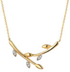 Heratis Forever Női nyaklánc díszített levelek gyémántokkal IZBR662