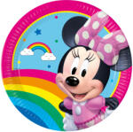 Procos Disney Minnie Makes Me Smile papírtányér 8 db-os 20 cm FSC (PNN97239)