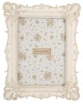 Clayre & Eef Antikolt fehér, virágos képkeret - szep-otthon - 7 980 Ft