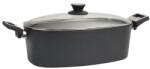 SKK Titán sütőedény üvegfedővel 40x24 cm mélység 13 cm Titan Durit Resist