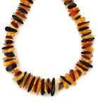 R. M. ékszer Borostyán vegyes splitter nyaklánc 45cm (023521)