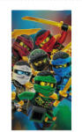  Lego Ninjago Golden Weapons fürdőlepedő, strand törölköző 70x140cm (Fast Dry) - szukits