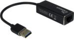 Inter-Tech Placa Retea Inter-Tech Argus IT-810, USB 3.0, Gigabit (Negru)