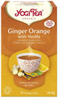  BIO Narancsos gyömbér tea vaníliával 17x1, 8g Yogi Ginger Orange