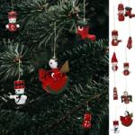  Karácsonyi fa figurák 10 db