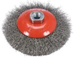 TOYA Döntött körkefe, M14×125 mm, INOX