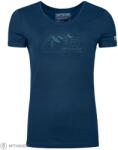 ORTOVOX 150 Cool Vintage Badge női póló, mélyóceán (M)