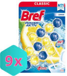 Bref wc tisztító golyós Mega Pack (3DB-OS) power aktiv 3X50g lemon KARTON -9 cs (DA503XSZWYK9000100753371)
