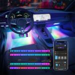 Govee RGBIC Interior Car Lights Intelligens fényfüzér Bluetooth (GOVH7090)