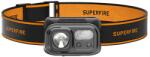 SUPERFIRE lanterna led pentru cap superfire hl23, 220lm, 120m, 800mah, lumina rosie, incarcare usb-c, control miscare (95-HL23)