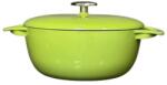 M-Cooker Cratita din fonta emailata, 24cm, Verde, M-Cooker