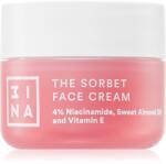 3INA The Sorbet Face Cream könnyű hidratáló krém az arcra 10 ml