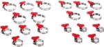 SIXTOL Mechanic Connect Set 20 Pillangócsavaros tömlőbilincs, 10-44 mm, 20 db (SX1190)