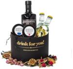  Drink For You feliratos Brockmans Gin Ajándék csomag díszdobozban - bareszkozok