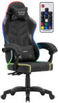 Huzaro Gamer szék, forgó, ergonómikus, RGB világítással, fekete (HZ-FORCE-2-7-RGB-BLACK)