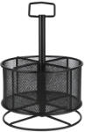 Maaleo 26290 asztali állvány drótból, forgatható, fekete