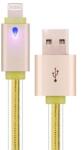 DEVIA Кабел Devia Neo, USB A(м) към Lighting(м), 1m, златен