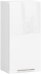 Akord Oliwia Fali Konyhaszekrény Magasfényű Fehér 40 cm